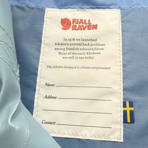 Fjallraven Kanken Classic Backpack Royal Blue 16L Travel School Bag Daypack - Picture 7 of 8